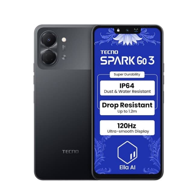 TECNO SPARK GO 3 (4GB+64GB) SMART PHONE
