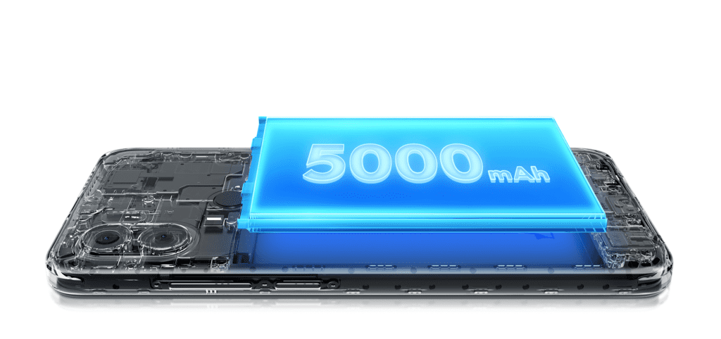 5000mAh Non Removable Li-Po  Battery - Long Battery Life