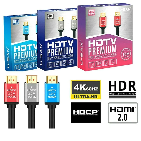 HDTV 4K HDMI Cable 1.5M Premium High Speed