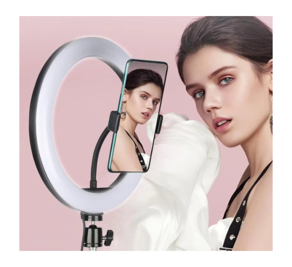 12 Inch LED Ring Light with Tripod Stand and Phone Holder LJJ30 - Image 2