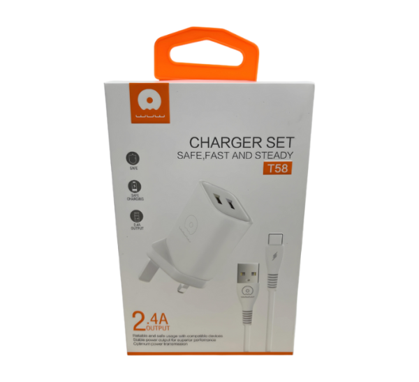 WUW T58 Charging Charger Set