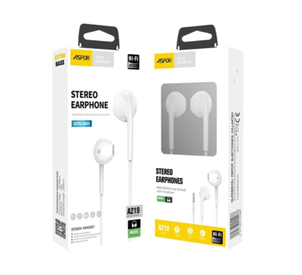 ASPOR A219 Stereo Earphone