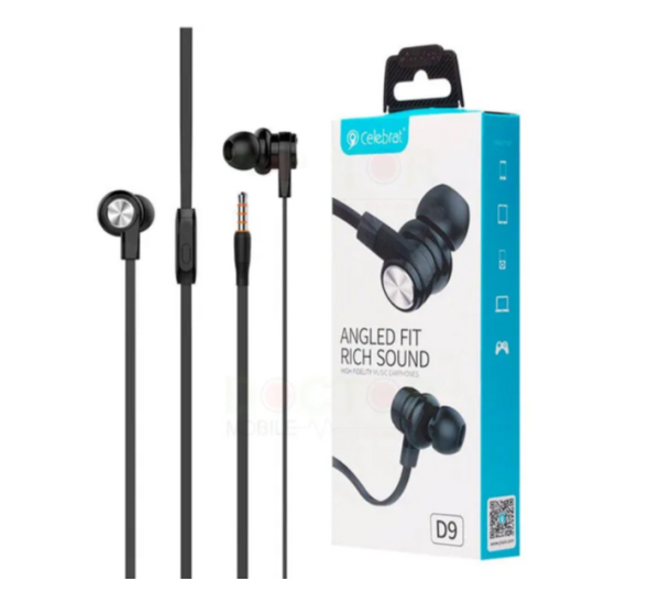 Celebrat D9 Wired Music Earphones