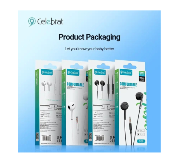 Celebrat G28 Wired Earphones