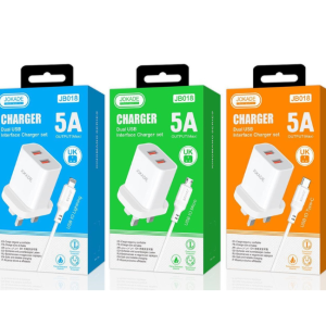 JOKADE JB018 5A Dual Port Interface Charger Set