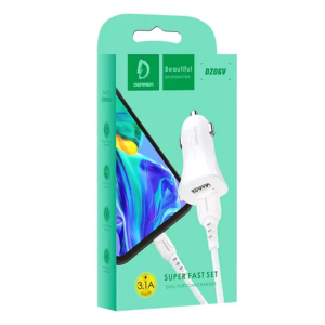 Vdenmenv DZ06V 3.1A Android Car Charger With Micro Cable