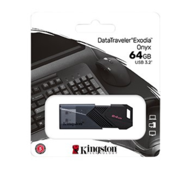 KINGSTON DataTraveler Exodia Onyx USB 3.2 64GB PEN DRIVER
