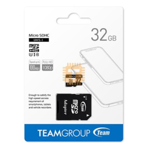 TEAMGROUP Micro SDHC UHS-I U1 C10 Memory Card 32GB