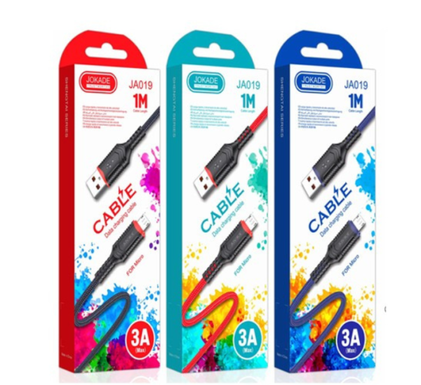 JOKADE JA019 3A Micro USB Charging Data Cable