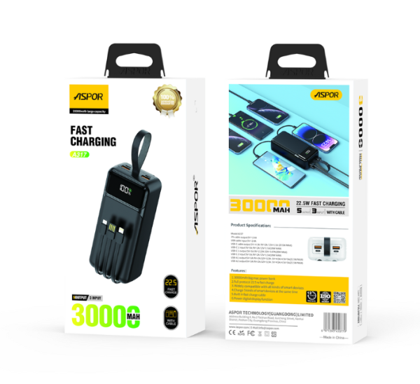 ASPOR A317 30000mAh Power Bank
